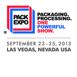 Save the Date: PACK EXPO 2013 begins September 23-25 in Las Vegas, NV!