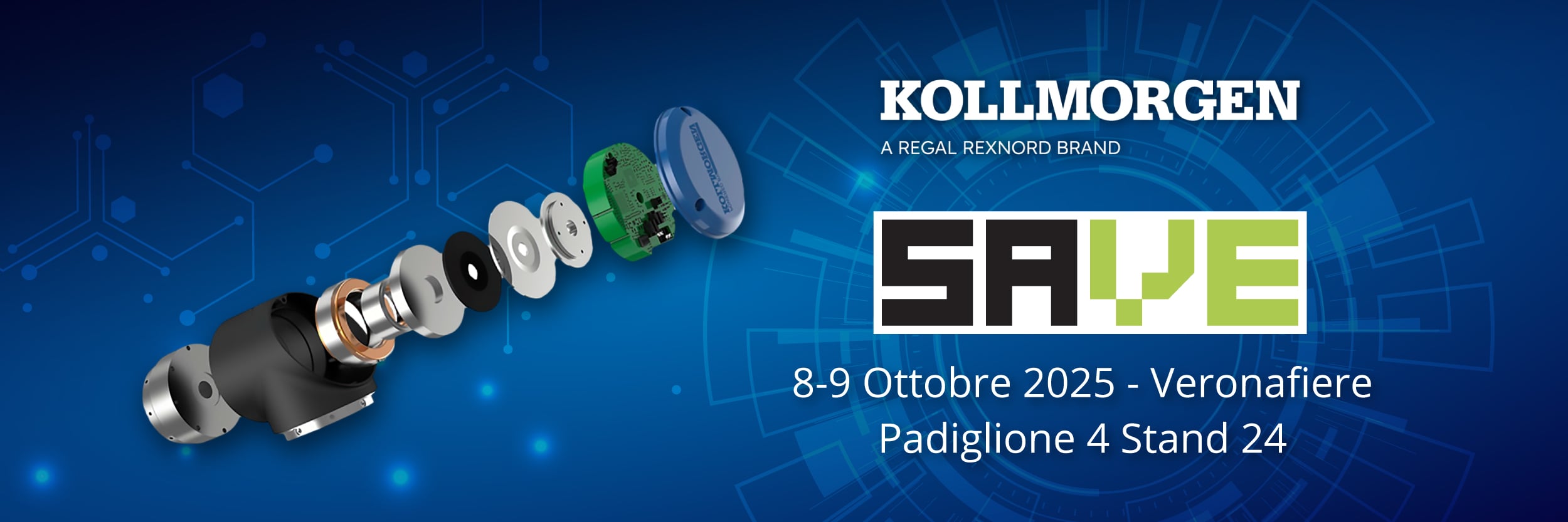 Kollmorgen a SAVE 2025 – Vieni a scoprire il futuro dell’automazione industriale