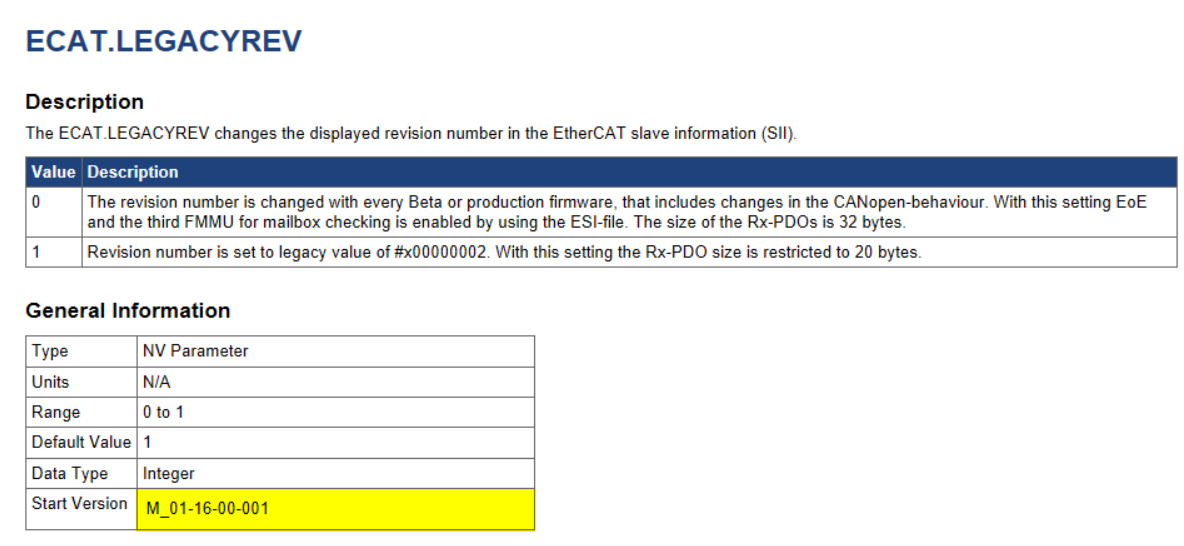 AKD EtherCAT Flexible PDO Mapping Size Limitations and Padding