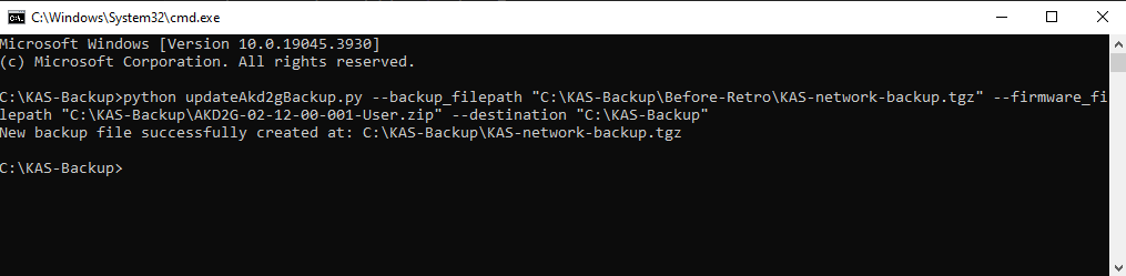 Python success.