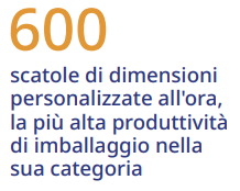 600 scatole di dimensioni