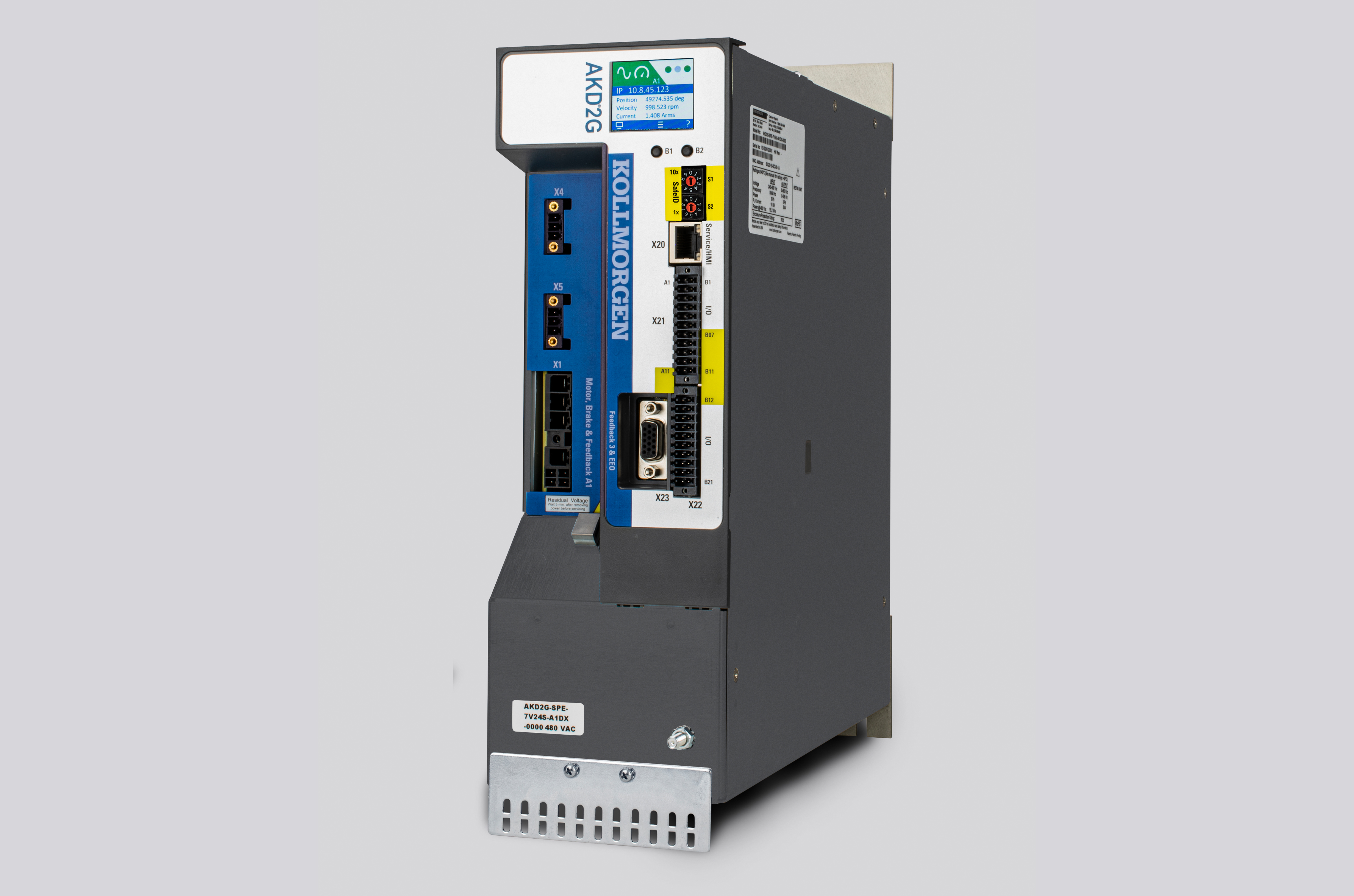 Kollmorgen expands the performance and flexibility of its flagship AKD2G servo drive series with the new, 24A drive