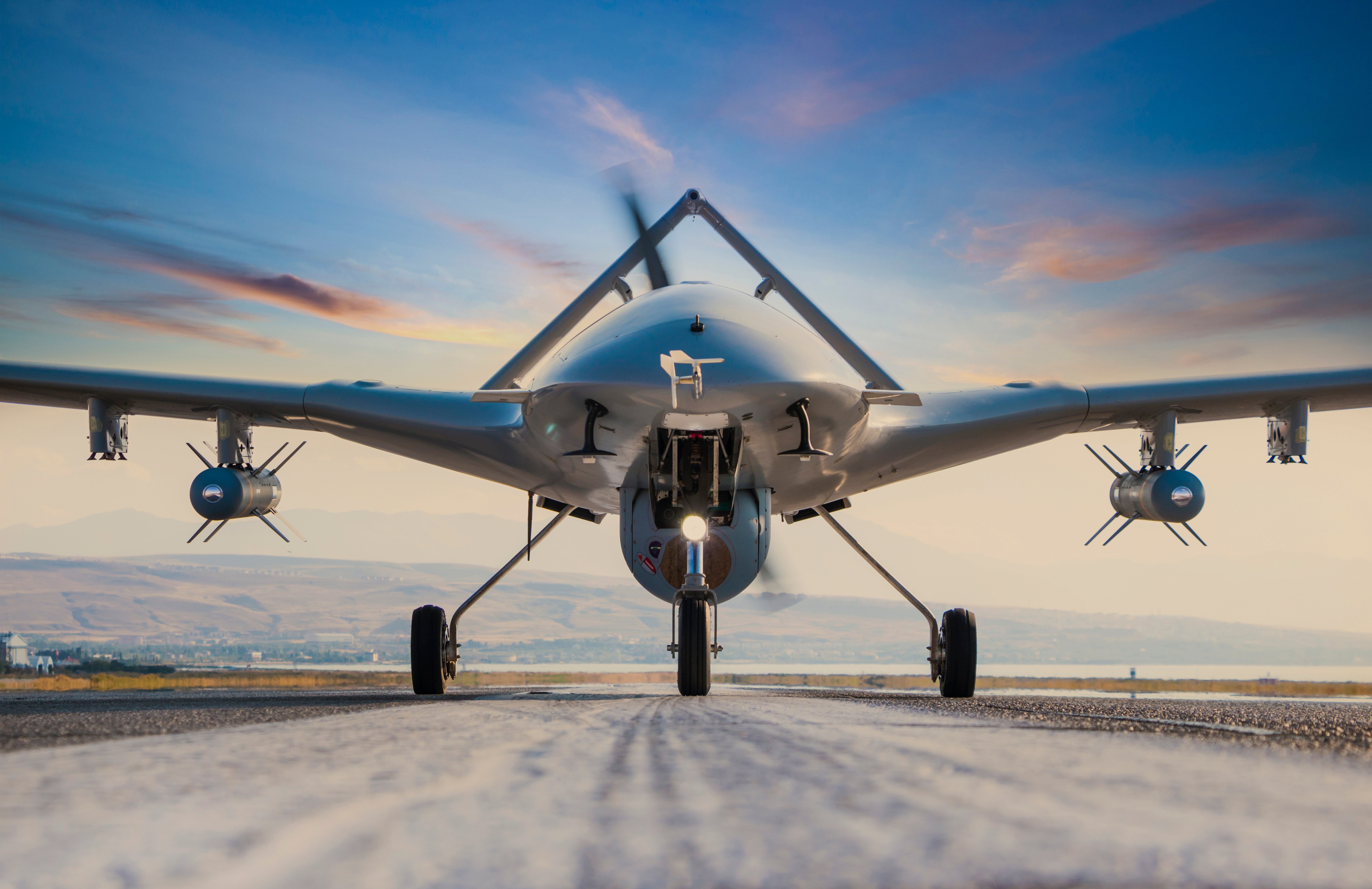 Unmanned aerial vehicle at high altitude  