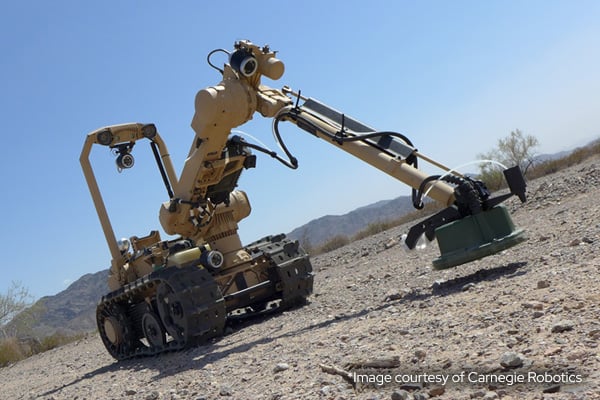 Minesweeping UGV