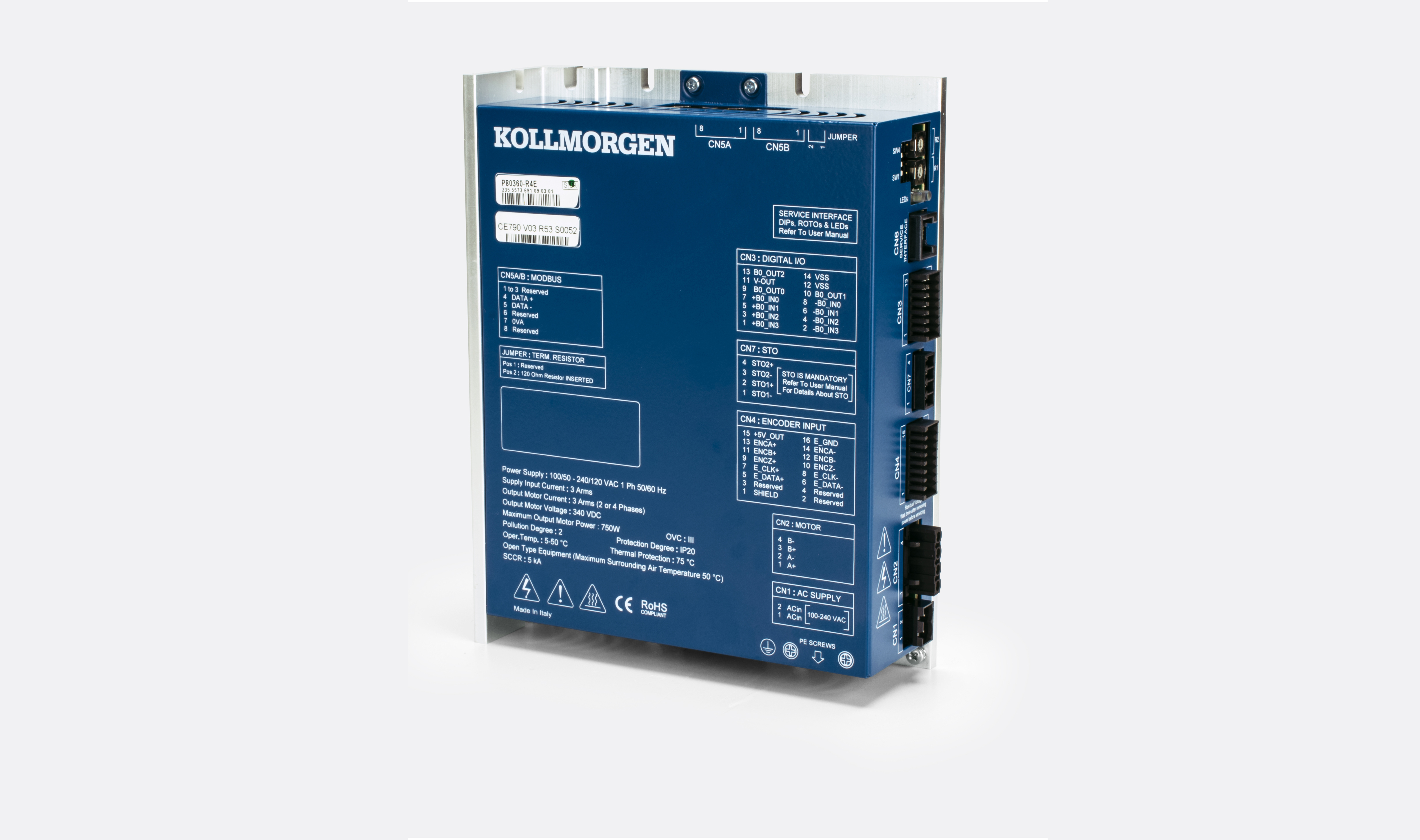 Kollmorgen stellt den Stepper Drive P80360 mit geschlossenem Positionsregelkreis vor 