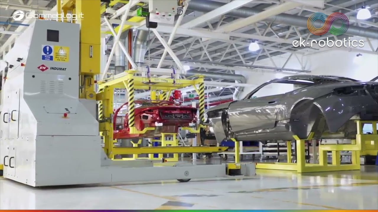 ek robotics & Aston Margin car manufacturing
