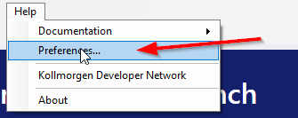 Workbench help menu