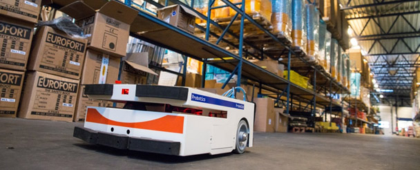 Opteq - Mobiles Robotersystem - Selbstfahrsysteme im internen Materialfluss