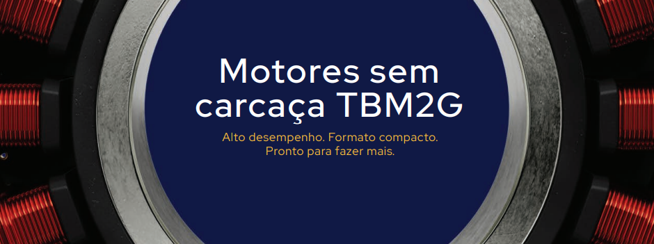 Motores sem carcaça TBM2G Brochura