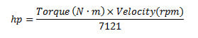 Equazione di base per il calcolo dei cavalli vapore (sistema metrico)