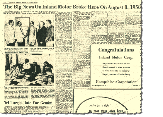 Inland in the News 1958 Inland in the News 1958