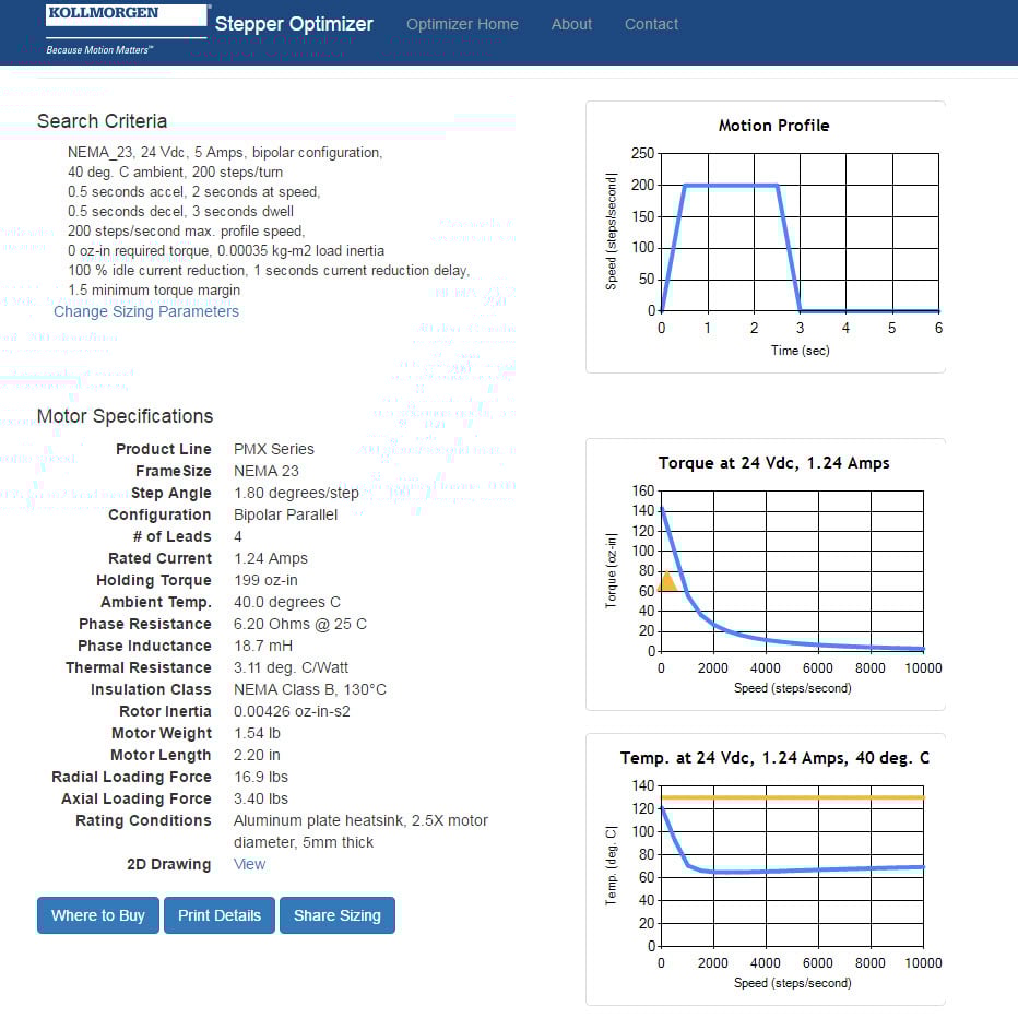 Stepper Optimzer Details