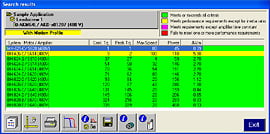 MOTIONEERING Solution Set Search Screen